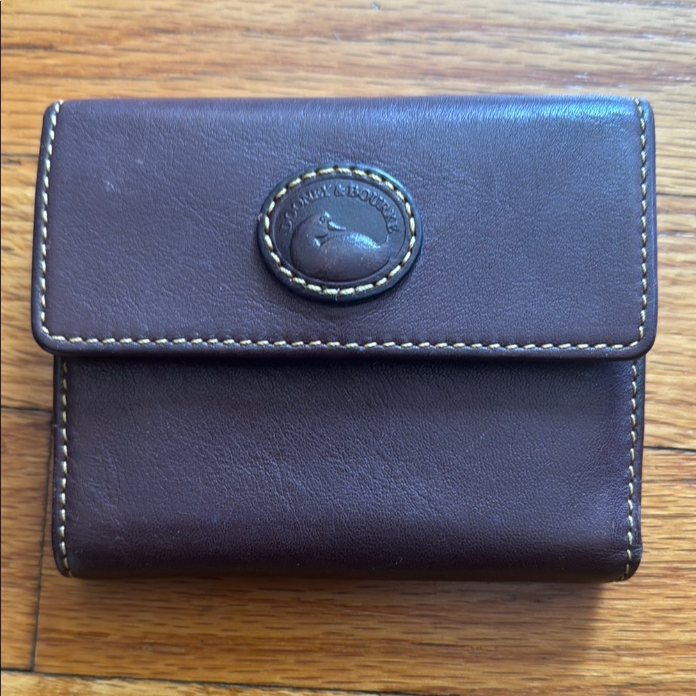 Dooney & Bourke Brown Leather Wallet